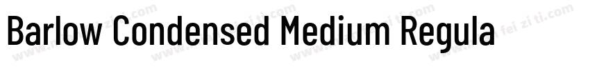 Barlow Condensed Medium Regular字体转换